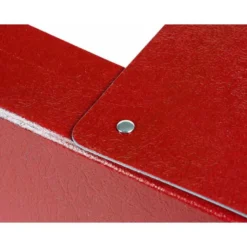 Carpeta de proyectos Liderpapel de carton con gomas rojo 9 cm