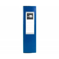 Carpeta de proyectos Liderpapel de carton con gomas azul 9 cm