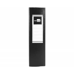 Carpeta de proyectos Liderpapel de carton con gomas negro 9 cm