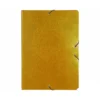 Carpeta de proyectos Liderpapel de carton con gomas amarillo 7cm