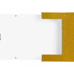 Carpeta de proyectos Liderpapel de carton con gomas amarillo 7cm