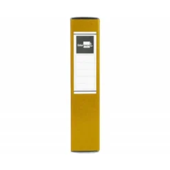 Carpeta de proyectos Liderpapel de carton con gomas amarillo 7cm