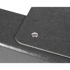 Carpeta de proyectos Liderpapel de carton con gomas gris 7 cm