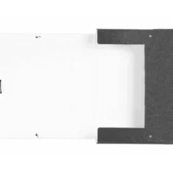 Carpeta de proyectos Liderpapel de carton con gomas gris 7 cm