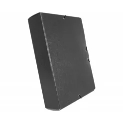 Carpeta de proyectos Liderpapel de carton con gomas gris 7 cm