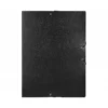 Carpeta de proyectos Liderpapel de carton con gomas. Folio. Negro. 5 cm
