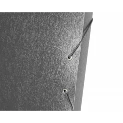 Carpeta de proyectos Liderpapel de carton con gomas. Folio. Gri. 3 cm