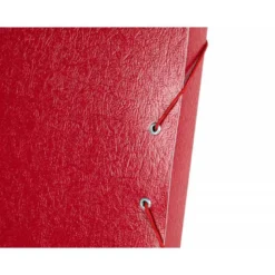 Carpeta de proyectos Liderpapel de carton con gomas. Folio. Rojo. 3 cm