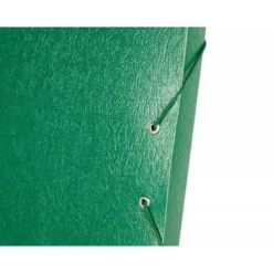 Carpeta de proyectos Liderpapel de carton con gomas. Folio. Verde. 3 cm