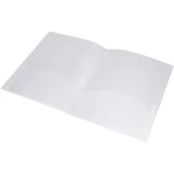 Carpeta dossier con doble bolsa Liderpapel Din A4 color incoloro