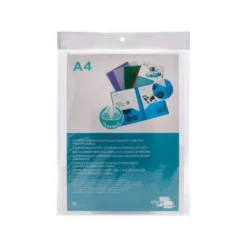 Carpeta dossier con doble bolsa Liderpapel Din A4 color incoloro