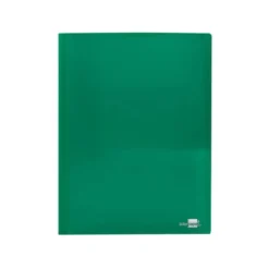 Carpeta dossier con doble bolsa Liderpapel Din A4 color verde
