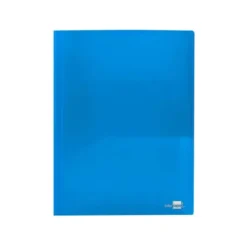 Carpeta dossier con doble bolsa Liderpapel Din A4 color azul