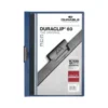Carpeta dossier con pinza central duraclip Durable 60 hojas Din A4 color azul oscuro