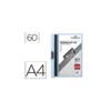 Carpeta dossier con pinza central duraclip Durable 60 hojas Din A4 color azul