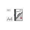 Carpeta dossier con pinza central duraclip Durable 60 hojas Din A4 color negro