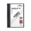 Carpeta dossier con pinza central duraclip Durable 30 hojas Din A4 color negro