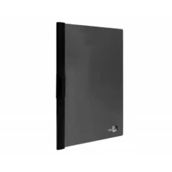 Carpeta dossier con pinza lateral Liderpapel 30 hojas Din A4 color negro