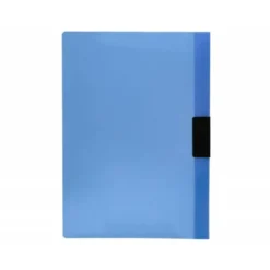 Carpeta dossier con pinza lateral Liderpapel 30 hojas Din A4 color azul frosty
