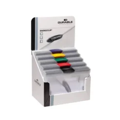 Carpeta dossier con pinza lateral swingclip Durable 30 hojas Din A4 colores surtidos