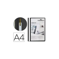 Carpeta dossier fastener duraplus Durable Din A4 color negro
