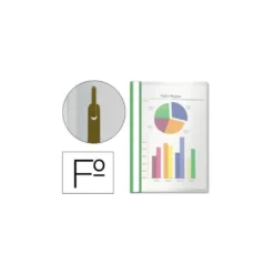 Carpeta dossier fastener Esselte Folio color verde
