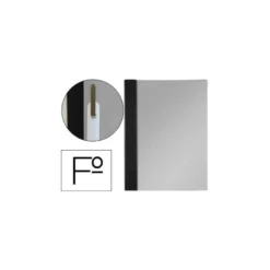 Carpeta dossier fastener Esselte PVC rigido Folio color negro