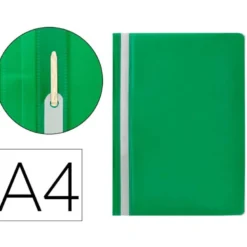 Carpeta dossier fastener Q-Connect Din A4 color verde