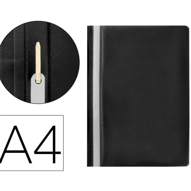 Carpeta dossier fastener Q-Connect Din A4 color negro