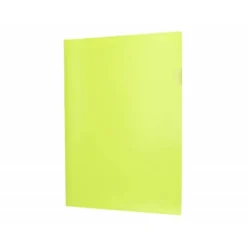 Carpeta dossier uñero Liderpapel DIN A4 polipropileno 180 micras 20 hojas color amarillo