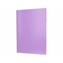 Carpeta dossier uñero Liderpapel DIN A4 polipropileno 180 micras 20 hojas color violeta