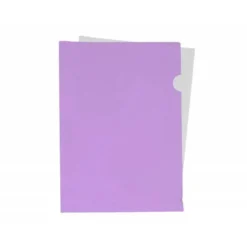 Carpeta dossier uñero Liderpapel DIN A4 polipropileno 180 micras 20 hojas color violeta