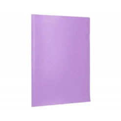 Carpeta dossier uñero Liderpapel DIN A4 polipropileno 180 micras 20 hojas color violeta