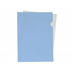 Carpeta dossier uñero Liderpapel DIN A4 polipropileno 180 micras 20 hojas color azul