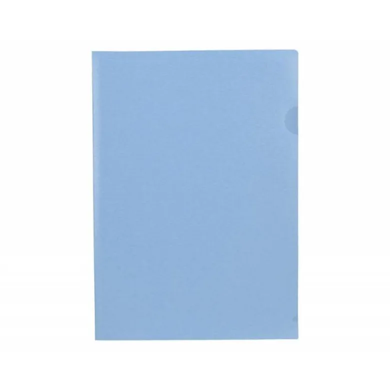 Carpeta dossier uñero Liderpapel DIN A4 polipropileno 180 micras 20 hojas color azul