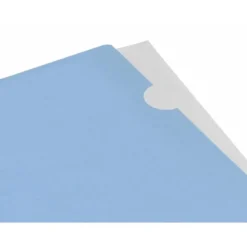 Carpeta dossier uñero Liderpapel DIN A4 polipropileno 180 micras 20 hojas color azul
