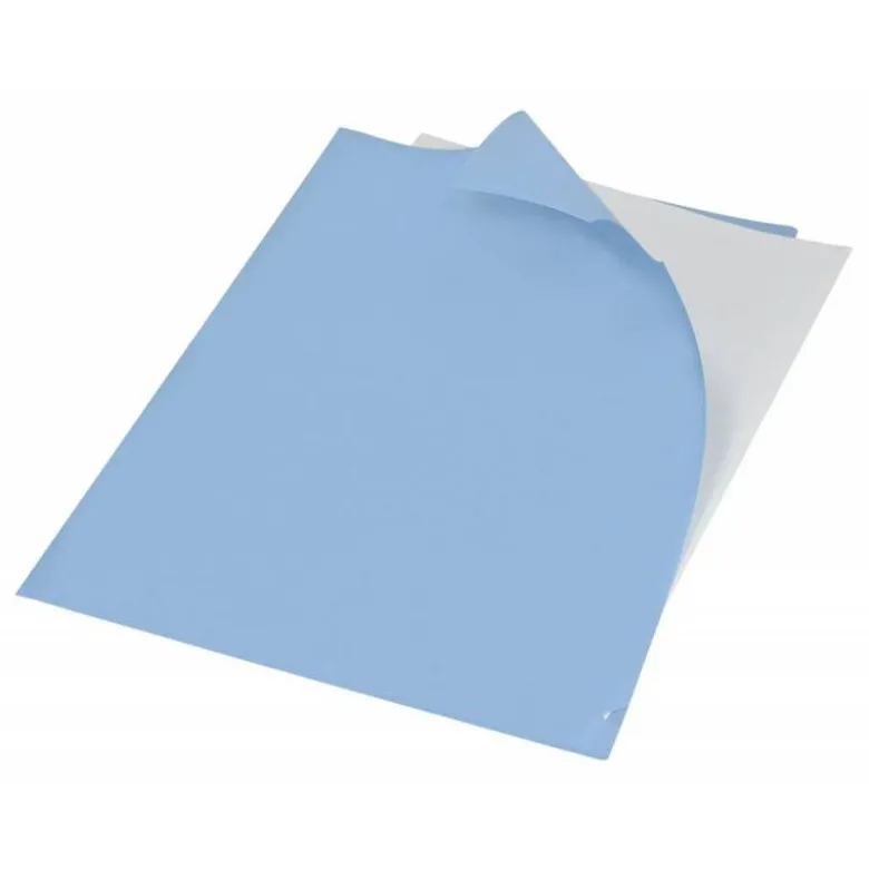 Carpeta dossier uñero Liderpapel DIN A4 polipropileno 180 micras 20 hojas color azul