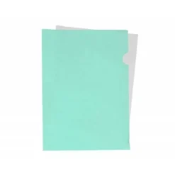 Carpeta dossier uñero Liderpapel DIN A4 polipropileno 180 micras 20 hojas color verde