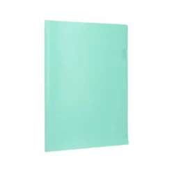 Carpeta dossier uñero Liderpapel DIN A4 polipropileno 180 micras 20 hojas color verde