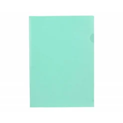Carpeta dossier uñero Liderpapel DIN A4 polipropileno 180 micras 20 hojas color verde