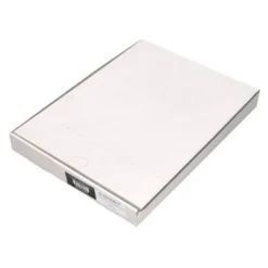 Carpeta dossier uñero plastico q-connect din a4 120 micras verde caja de 100 unidades