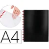 Carpeta escaparate con fundas extraibles marca Liderpapel negro
