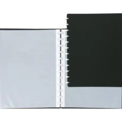 Carpeta escaparate con fundas extraibles marca Liderpapel negro