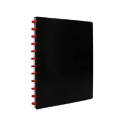 Carpeta escaparate con fundas extraibles marca Liderpapel negro