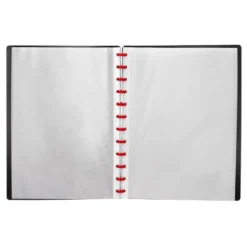 Carpeta escaparate con fundas extraibles marca Liderpapel negro