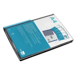 Carpeta escaparate con 20 fundas fijas Beautone negro