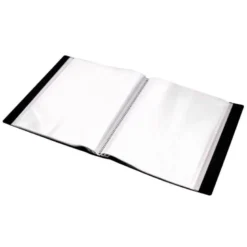 Carpeta escaparate con 20 fundas fijas Beautone negro