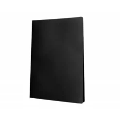Carpeta escaparate con 20 fundas negro
