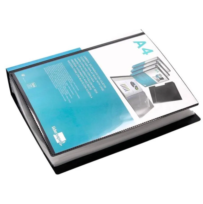 Carpeta escaparate con 100 fundas Beautone negro