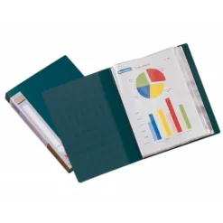 Carpeta escaparate con 30 fundas fijas Beautone verde